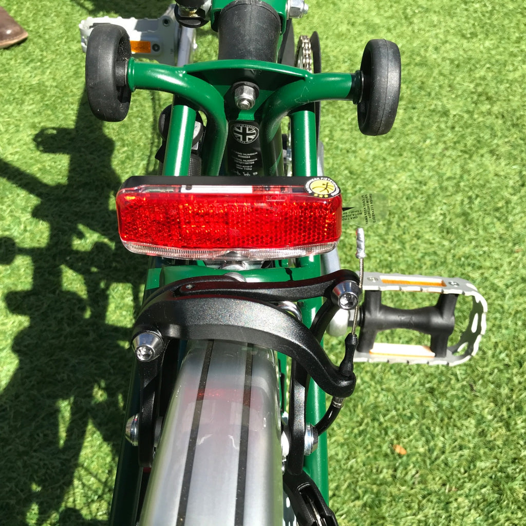 Brompton C Line folding bike 4 speed, dark green, excellent condition