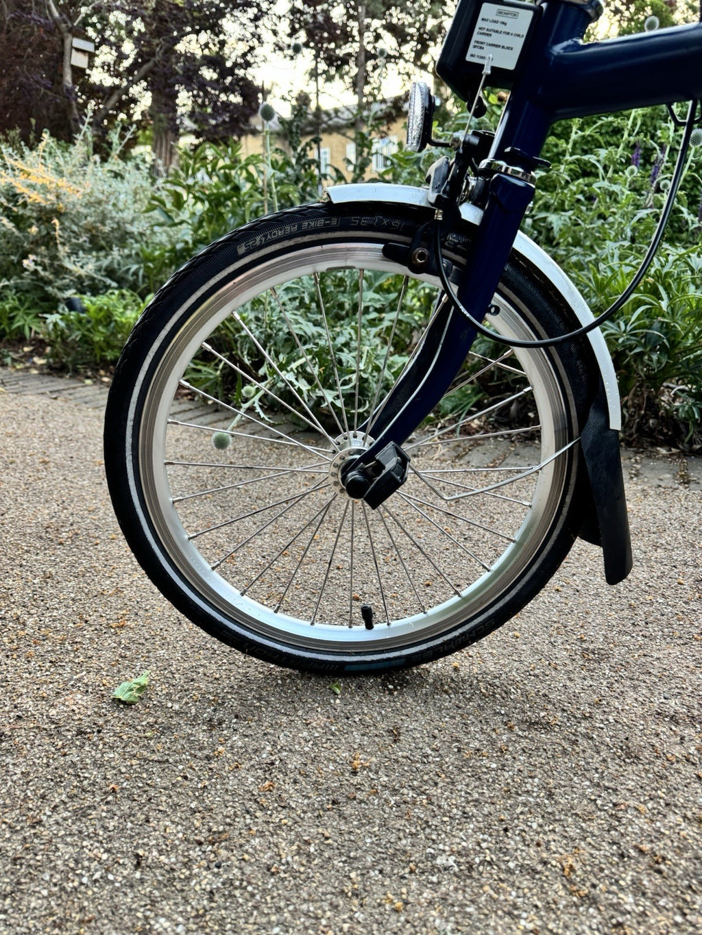 Brompton H6L Folding Bike In Tempest Blue Excellent Condition