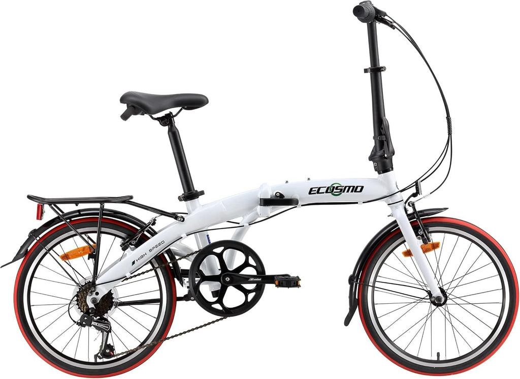 20" Folding City Bike 7-Speed Lightweight Alloy Frame 12kg Urban Ride