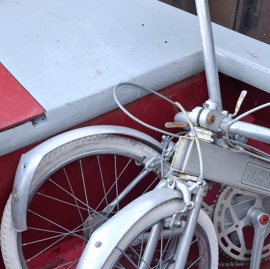 Bickerton Portable Folding Bike, Silver, 20 in Wheels, Folding Bicycle