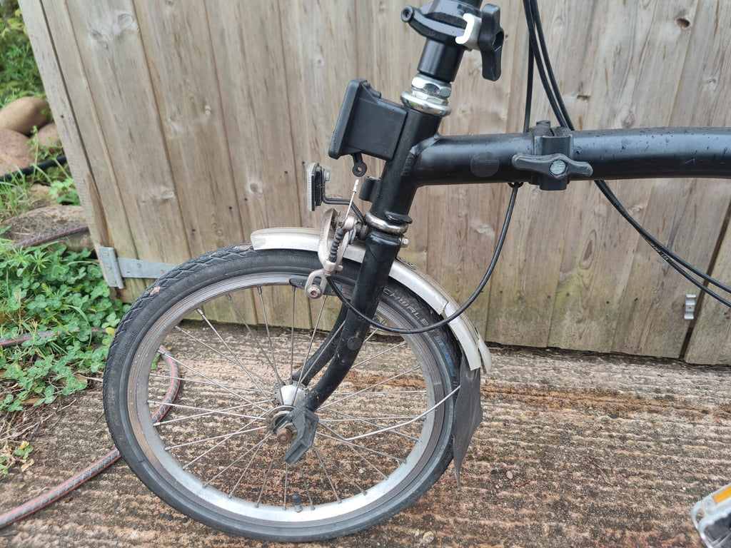 Brompton M3L Folding Bike 3-Speed, Black. 2014 Overall Good Condition
