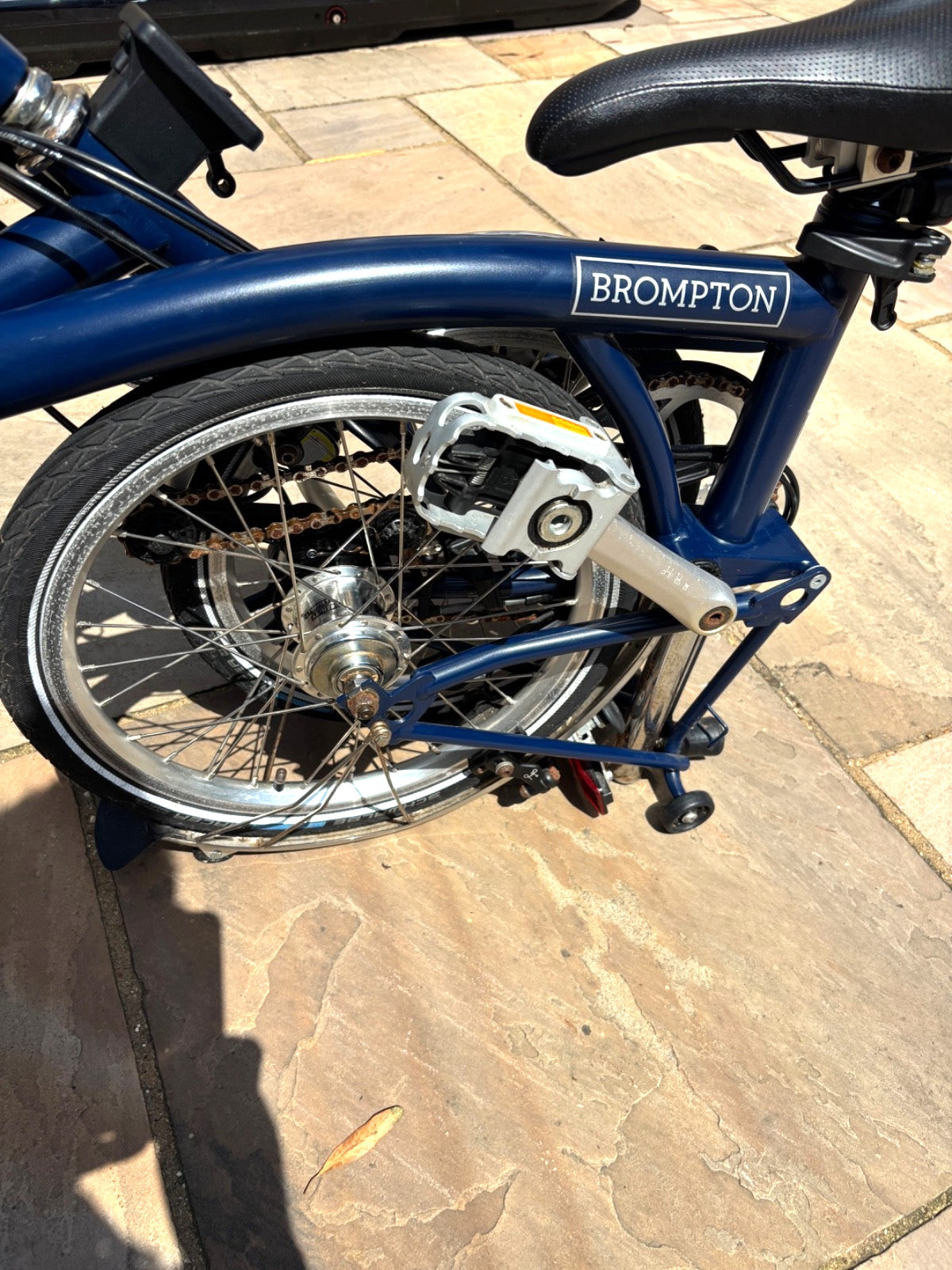 Brompton M6L Folding Bike - Blue - Good Condition