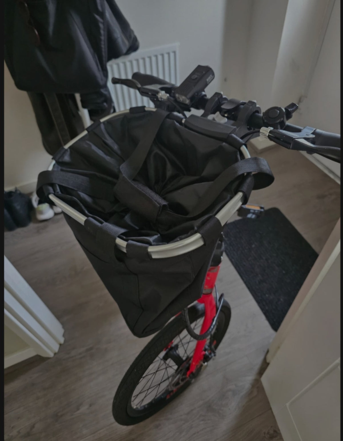 Carrera Transit Folding Bike 20in Wheels Red Flat Bar V-Brake Unisex Adults