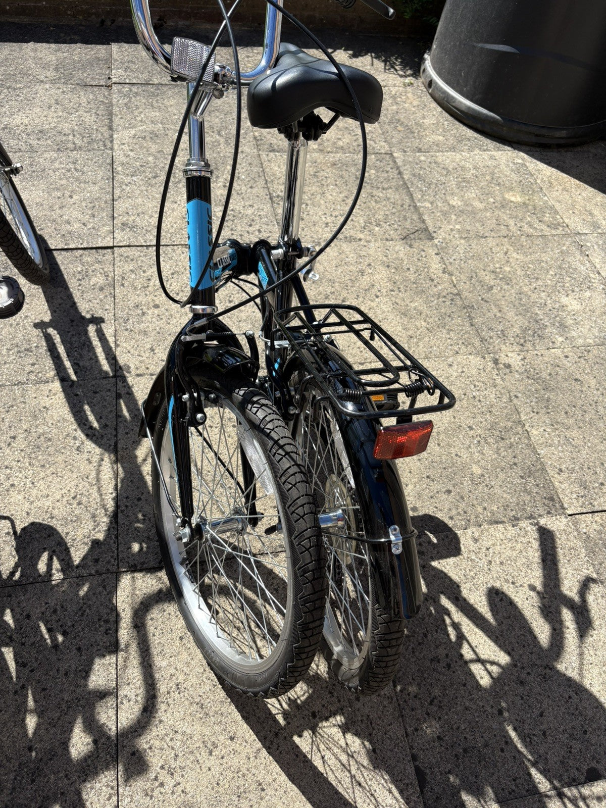 2 x Adults Black Classic Saker Folding Bike Venture Series 20" Shimano 6-speed