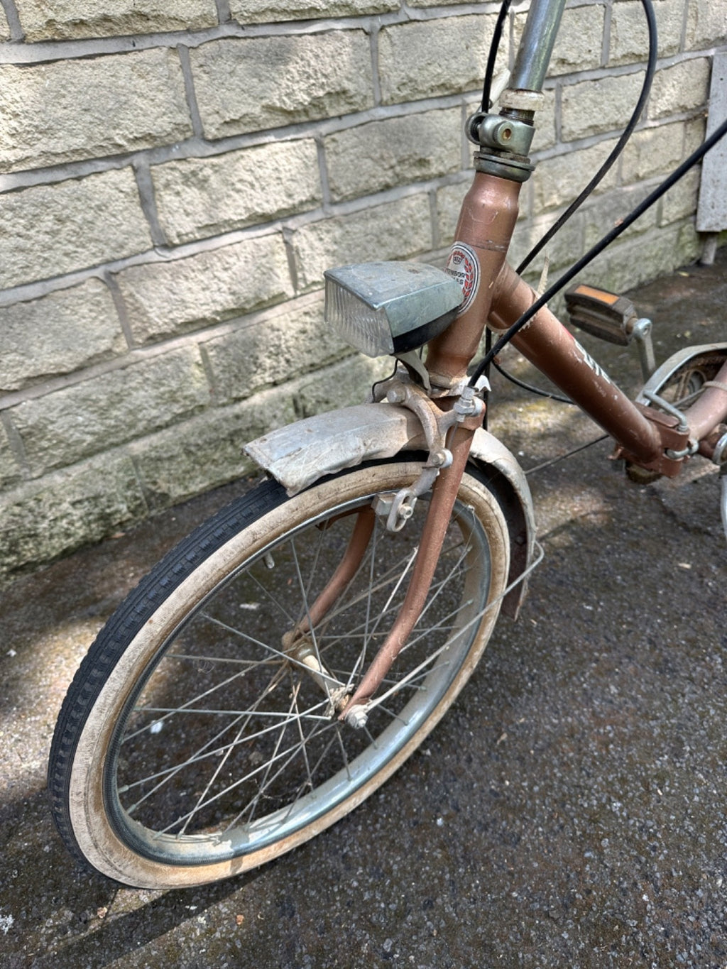 Vintage Bicycle Fold Away / Shopper - 1980's German
