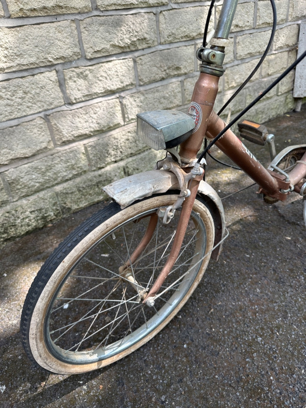 Vintage Bicycle Fold Away / Shopper - 1980's German