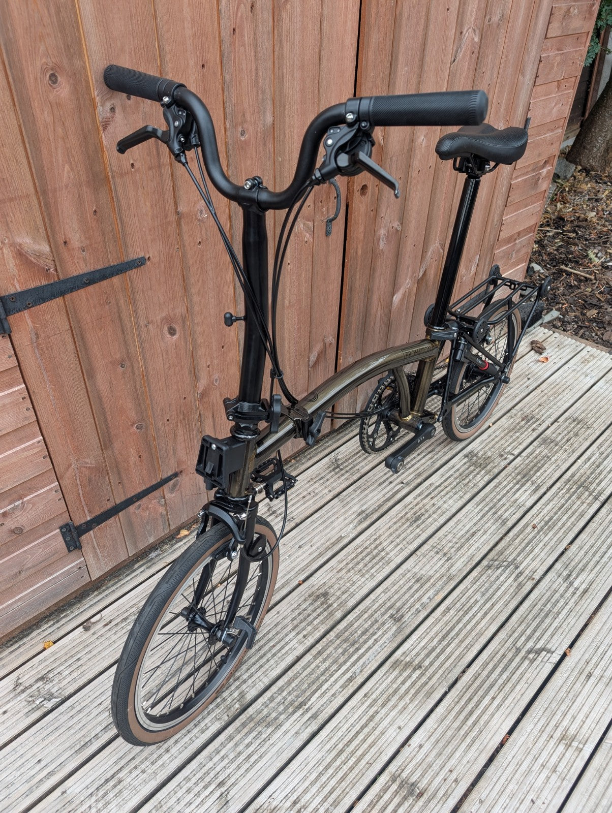 Brompton C Line Explore 6-Speed Black Lacquer Mid