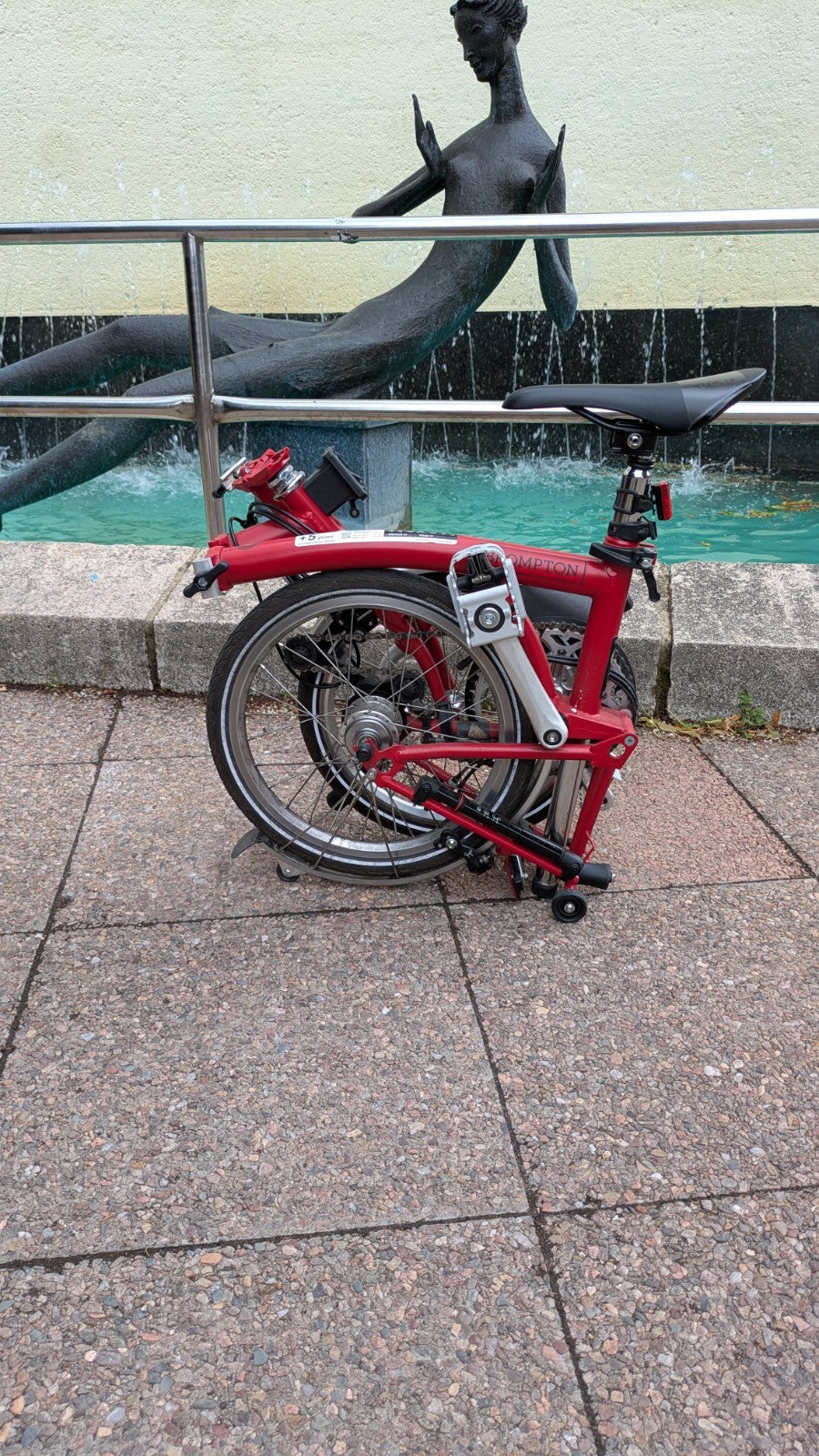 Brompton M6L Red House Silver Edition 2022 Foldable Bike RRP £1415