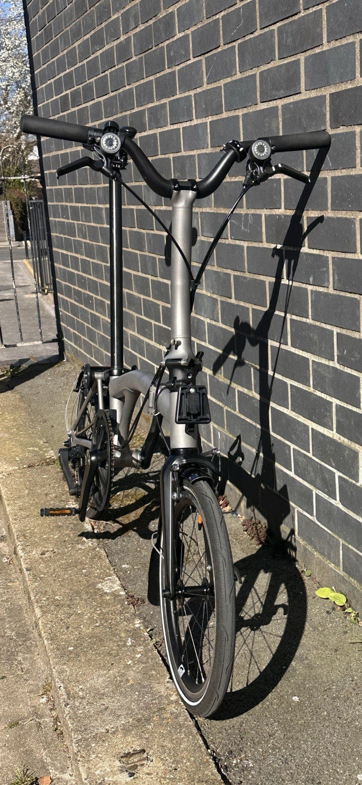 Brompton T Line, 4 Speed, First Edition, Titanium and Carbon, Folding Bike