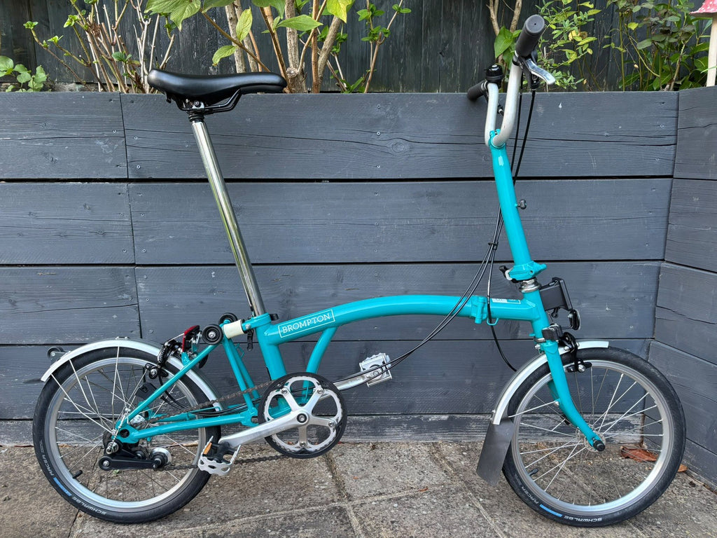 2020 Brompton B75 upgraded to C Line Folding Bicycle 3 Speed - Hardly Used