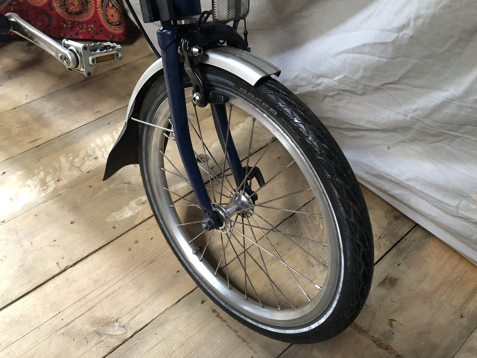 Brompton M3L 3 Speed Folding Bike C-line Equivalent Tempest Blue