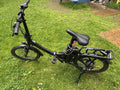 Raleigh Folding Bike 16 in Wheels Black with Rear Rack and Mudguards