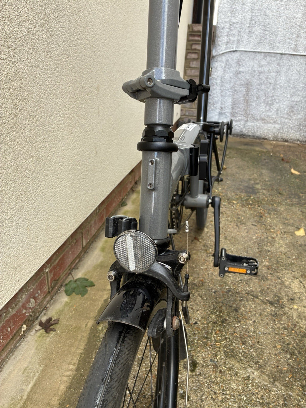 Brompton  H4L-P Line High Superlight folding bike.  Storm Grey. Inc Rear Rack.