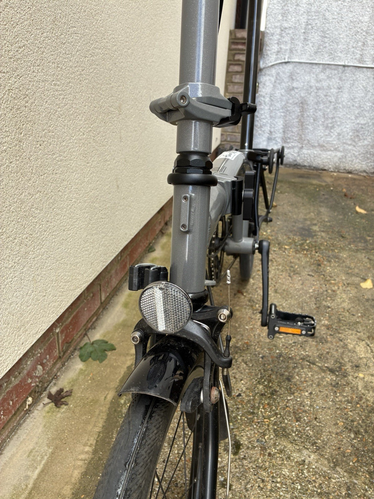 Brompton  H4L-P Line High Superlight folding bike.  Storm Grey. Inc Rear Rack.