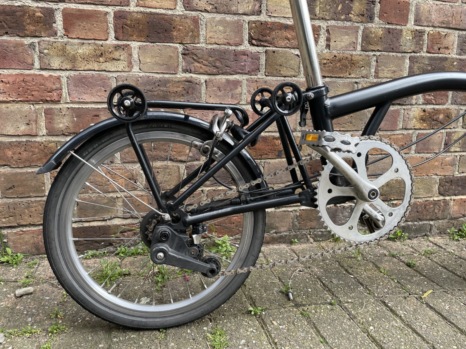Brompton 2 Speed – Restored – Rear Rack + Upgraded Hinges