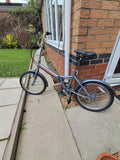 Challenge Holborn 20in Folding Bike Grey BMX Bars Derailleur V-Brake Stand