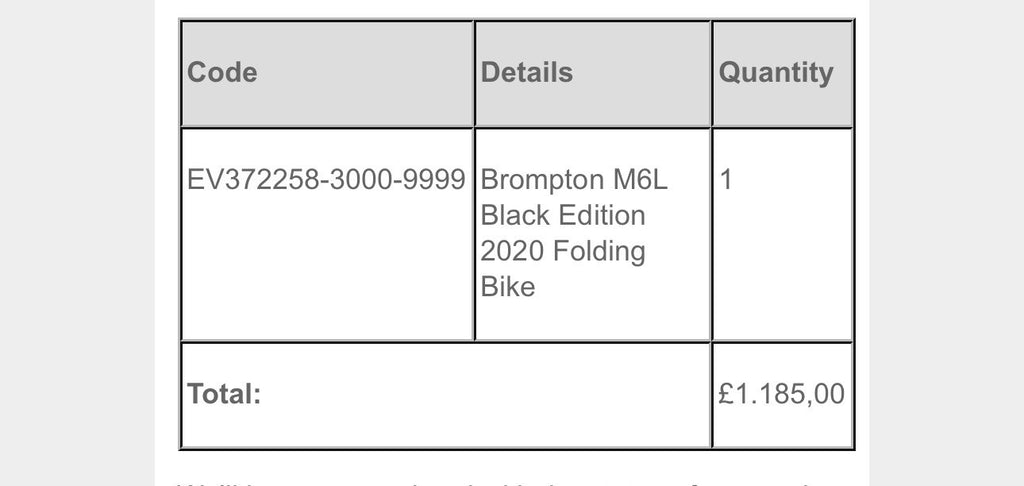 Brompton M6L Black Edition 2020 Folding Bike 6 Speed Red/Black