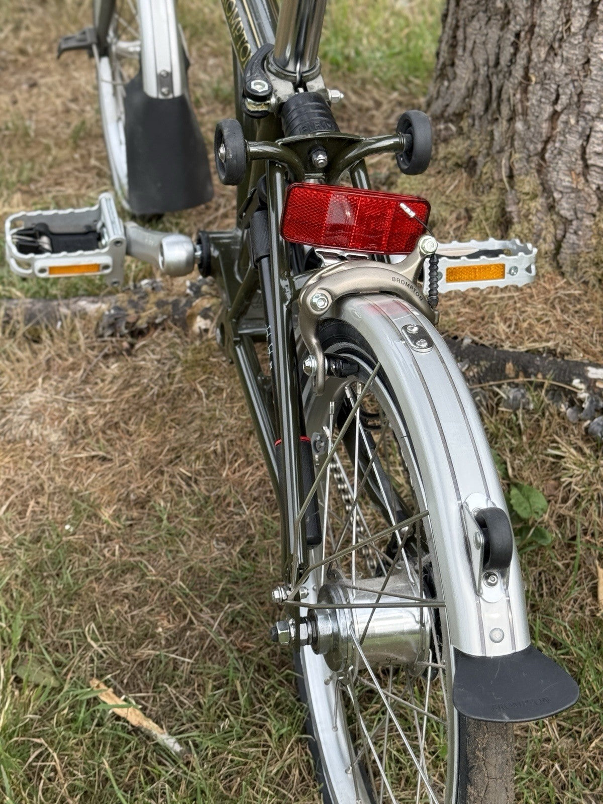 Brompton X Barbour Folding Bike M6L USED ONLY ONCE! Green