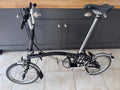 Brompton M3L Folding Bike 3-Speed, Black