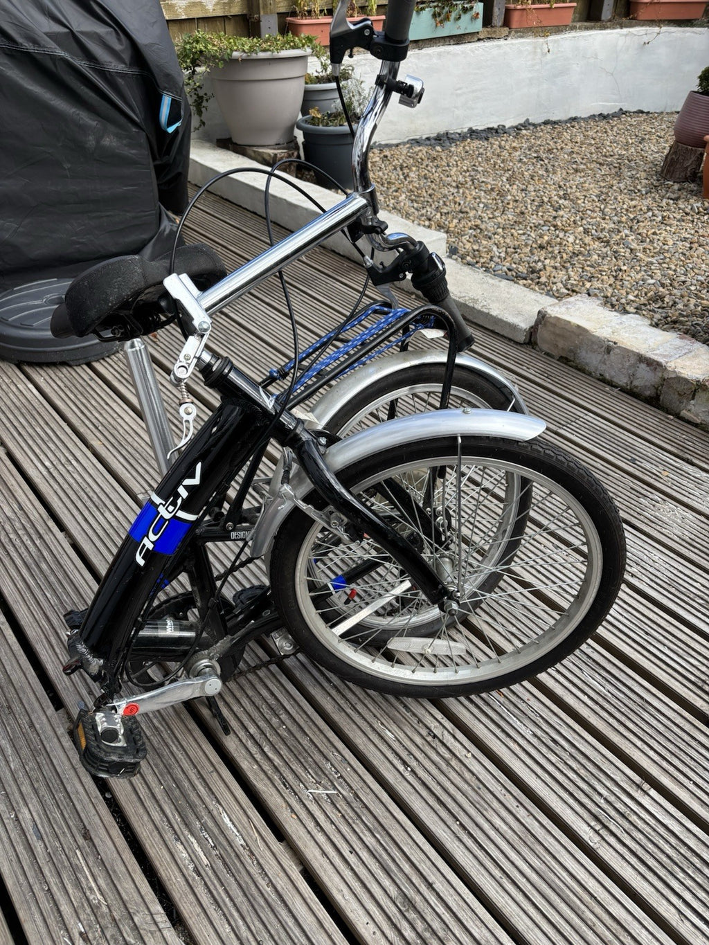 Raleigh Activ Fold 20in Folding Bike Derailleur V-Brake Mudguards Rear Carrier