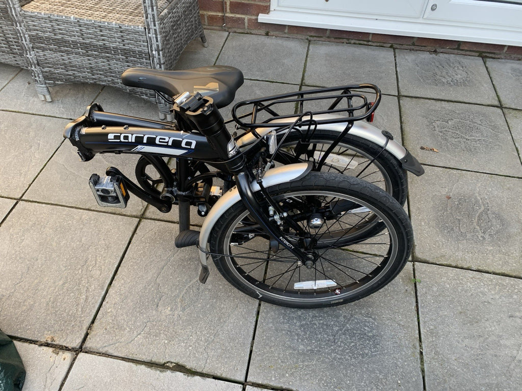 Pair of  Carrera Intercity Folding Bikes
