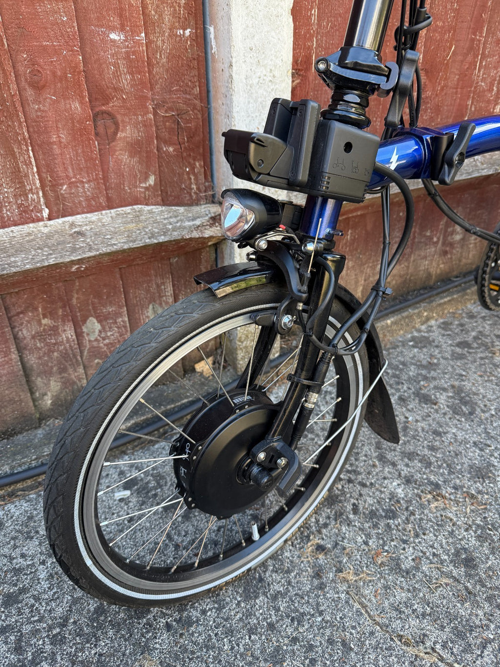 Brompton E Folding Bike C Line 6 speed (BLUE)
