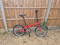 Decathlon BTWIN Tilt 120 Red Folding Commuter Bike