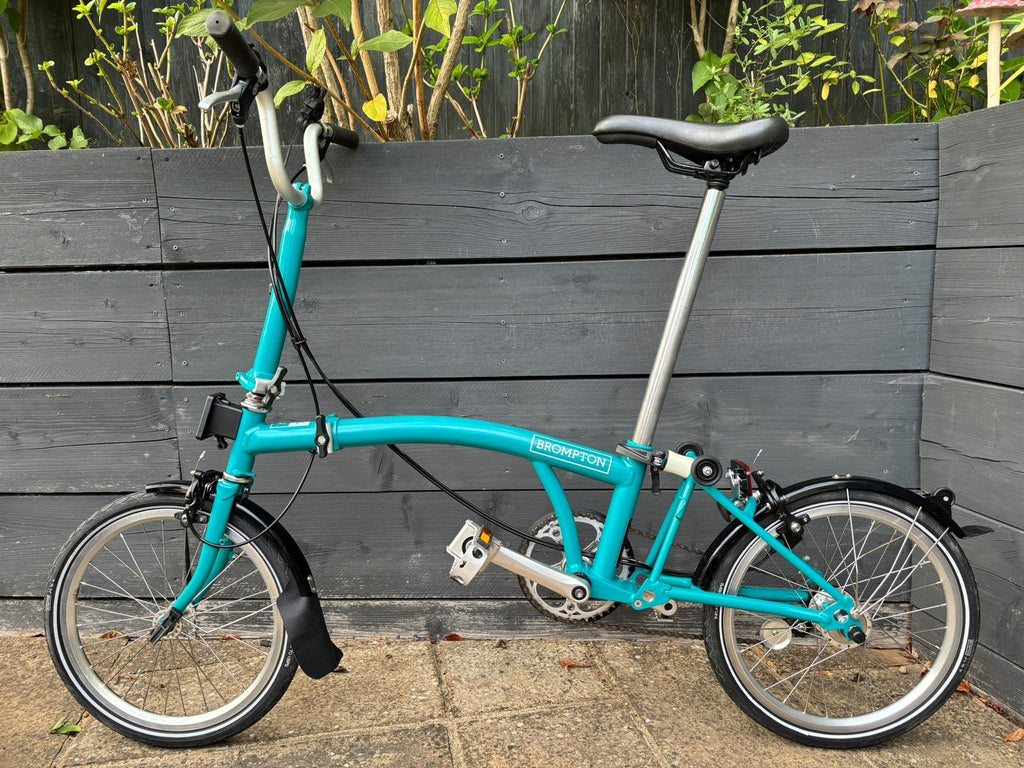 2021 Brompton B75 upgraded to C Line Folding Bicycle 3 Speed - Hardly Used