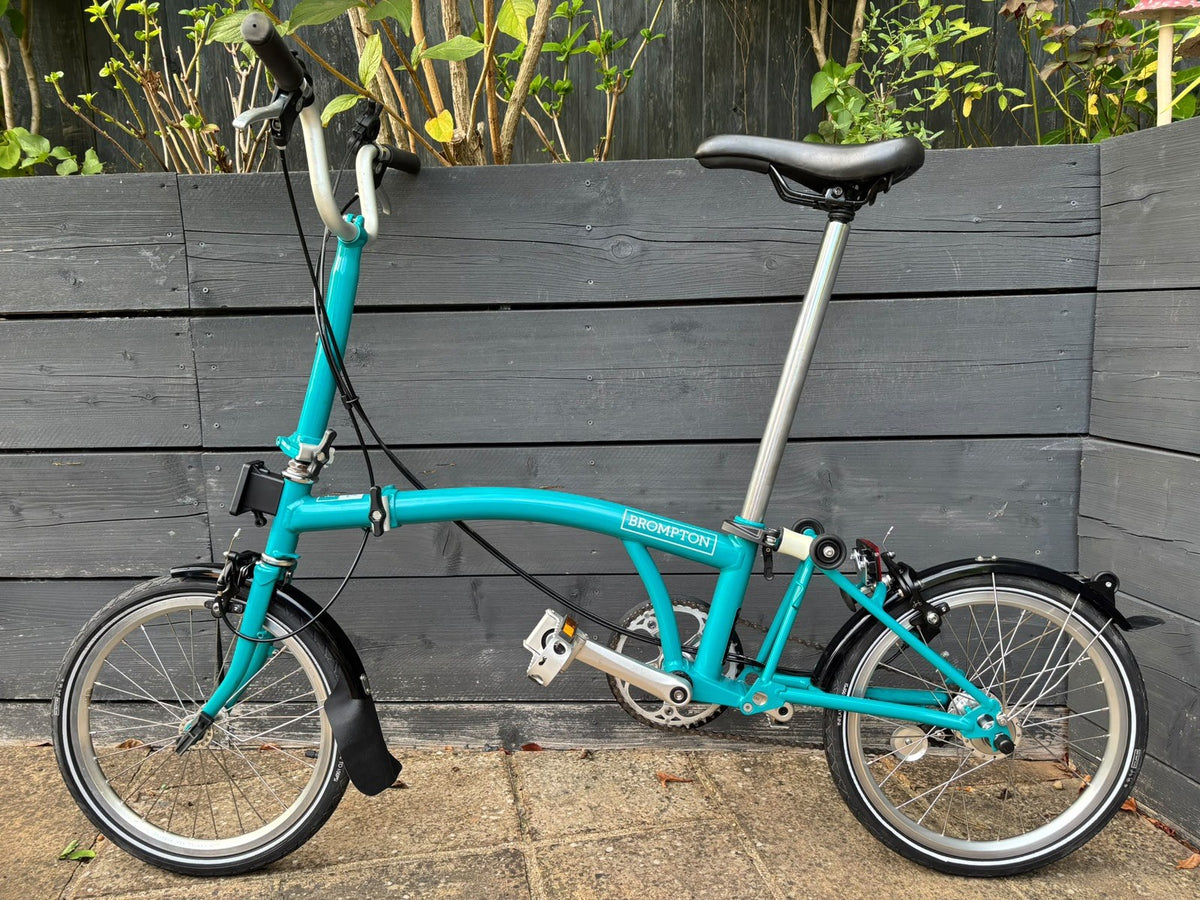 2021 Brompton B75 upgraded to C Line Folding Bicycle 3 Speed - Hardly Used