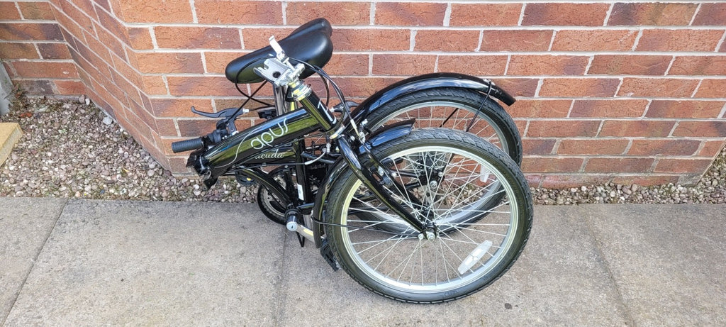 Apus Barracuda Folding Bicycle, Black, 20", Barely Used, Excellent, Commuter, A+
