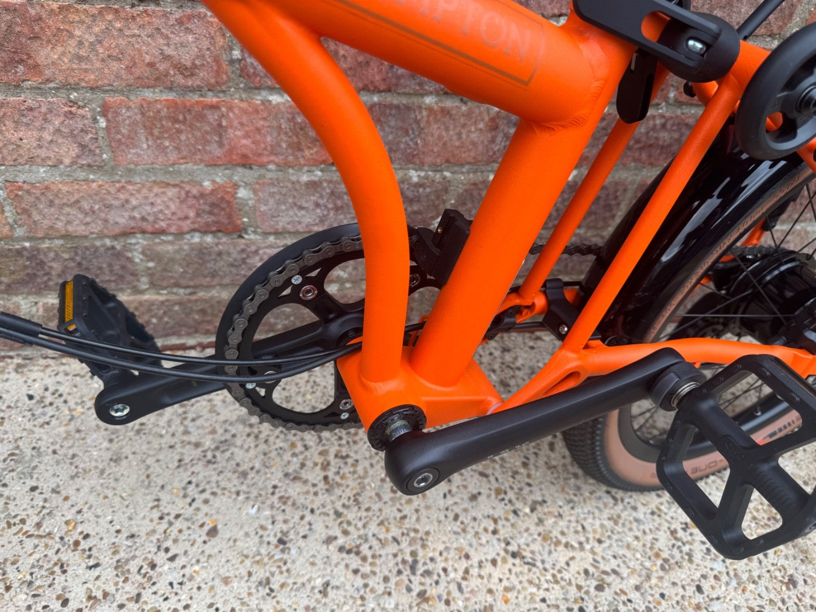 Brompton G Line Folding Bike - Small - Roller Frame - 8 Speed Alfine - Mudguards