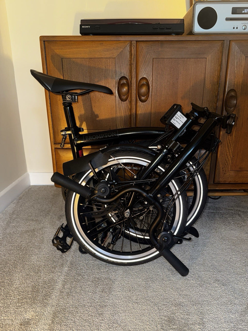 Brompton Bike C Line (Explore) Black 2022 6 speed M Handlebar