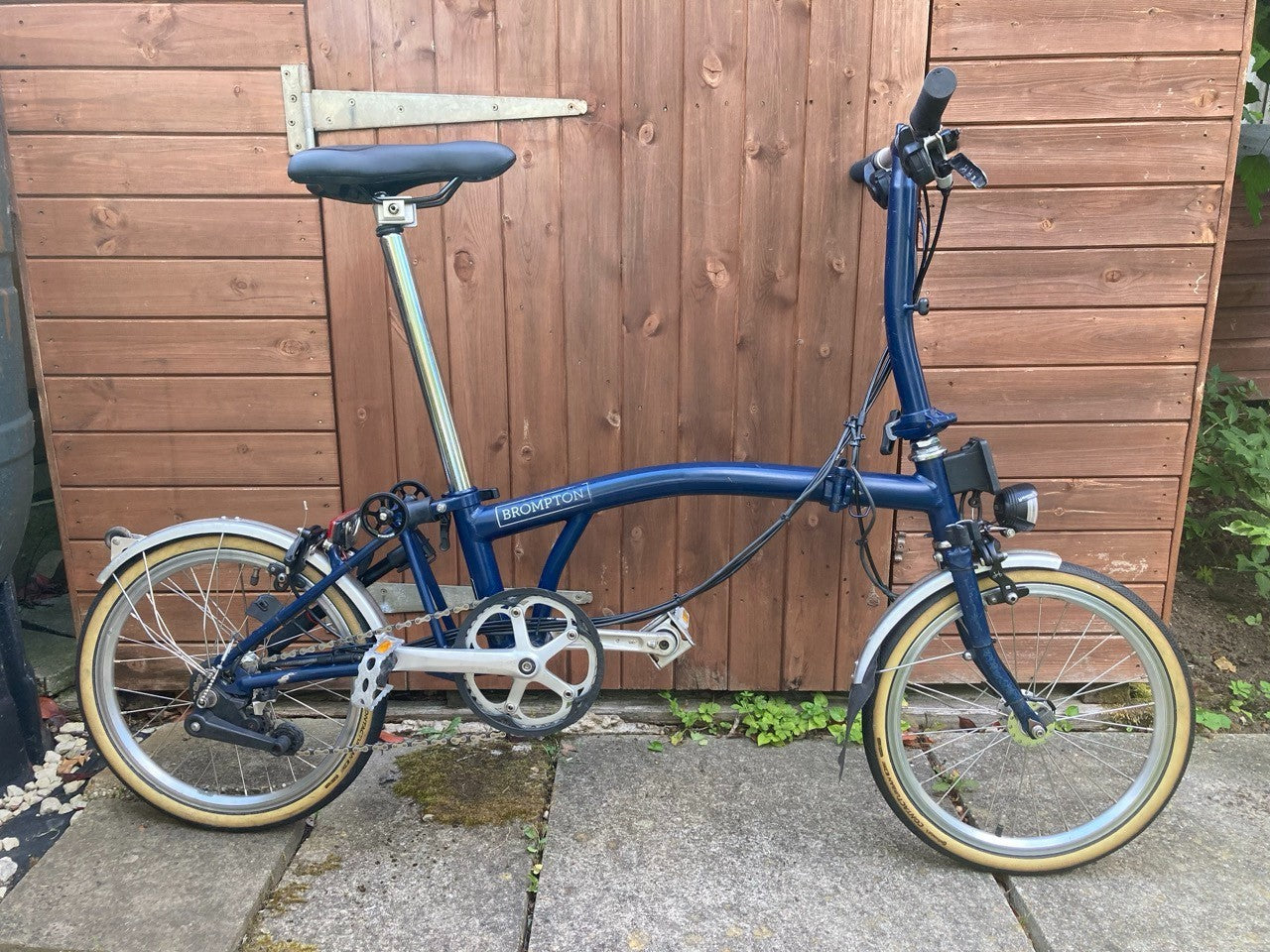 Brompton S6l 2019  - dynamo lights , mudguards & carrier block - 6 speed