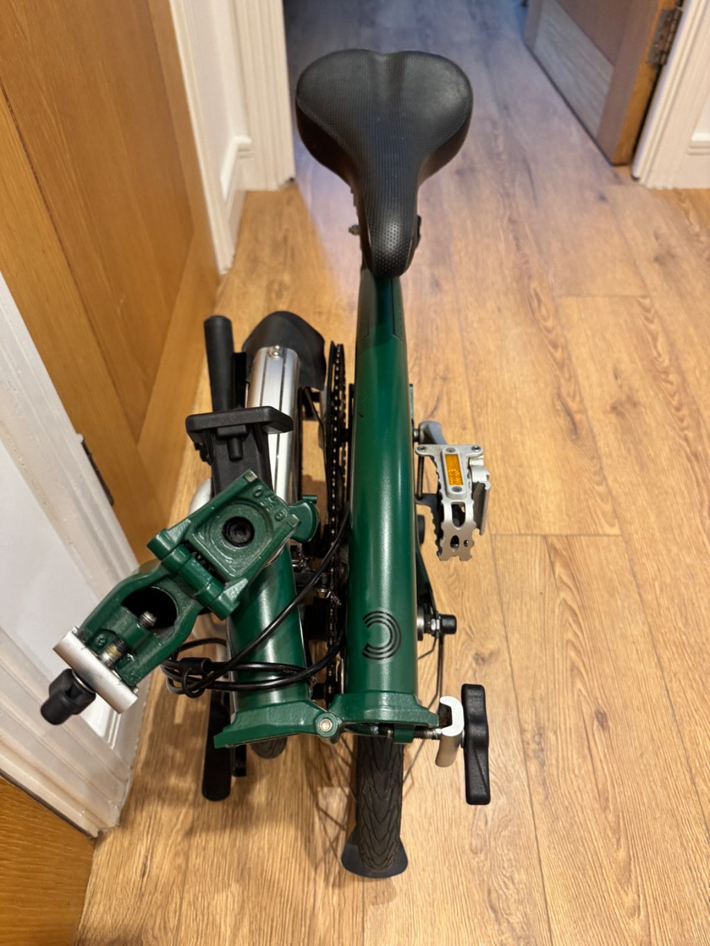 Brompton C Line Utility Folding Bike – Racing Green – Excellent Condition