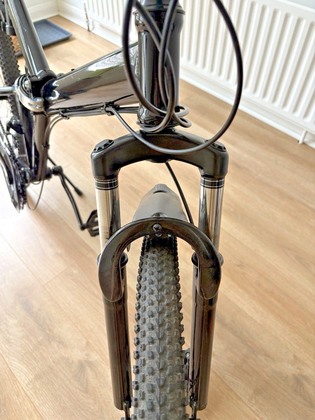 GDSKR 26” Adult Folding Mountain Bike. Full Suspension Disk Brakes 21 gears