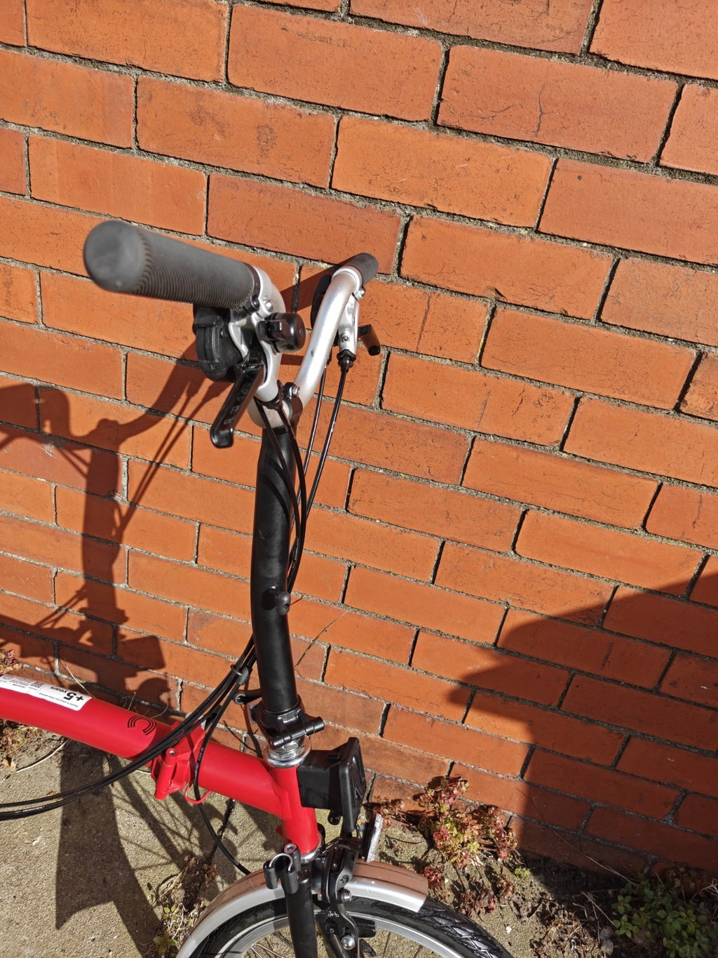 Brompton C Line folding bicycle 2022 Serial 2203020006 Red + Bags + Accessories