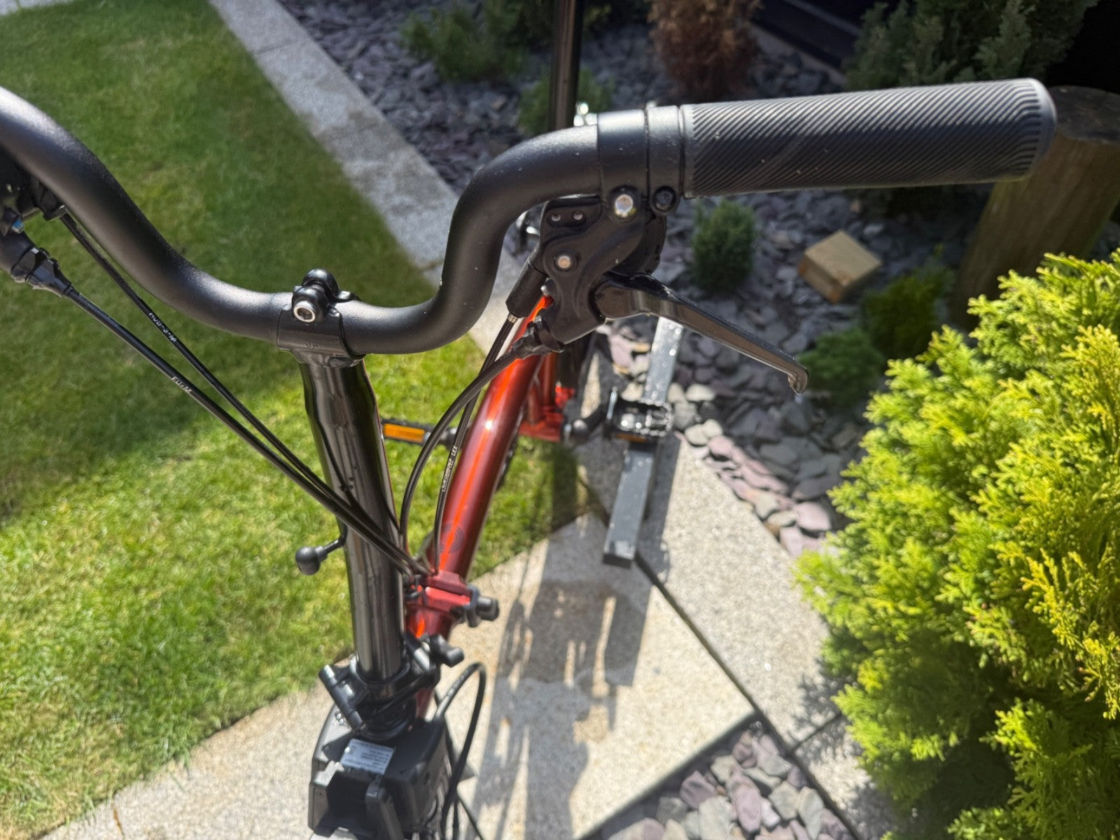 Brompton E C Line, 6 Speed, Flame Red, Excellent Condition, Boxed