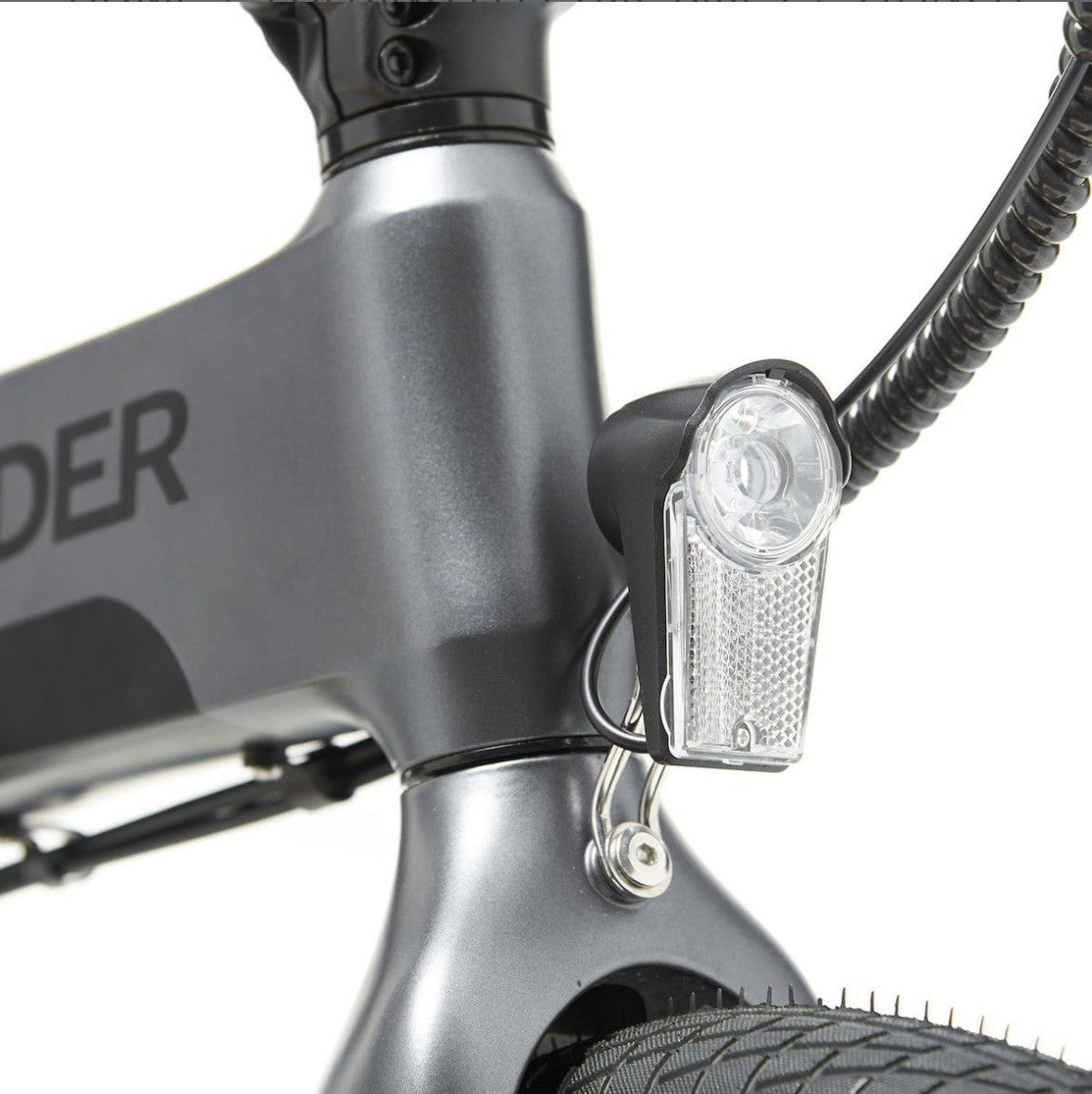 MiRiDER 20 20in Foldable  Bike, Disc Brakes, 250W Rear Hub, Grey