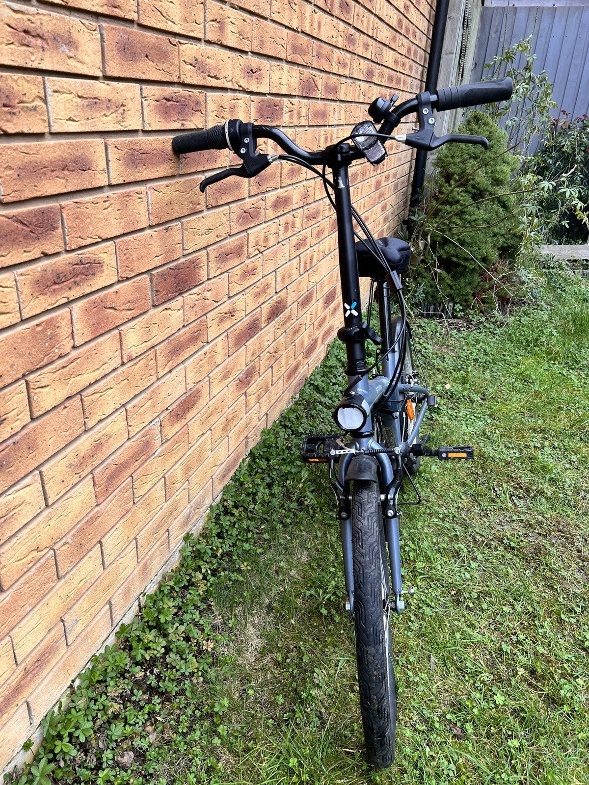 BTWIN Fold 500 Folding Bike 20-inch Blue Great Condition