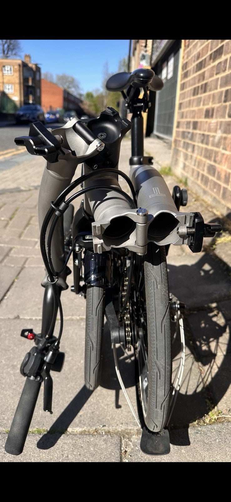 Brompton T Line, 4 Speed, First Edition, Titanium and Carbon, Folding Bike