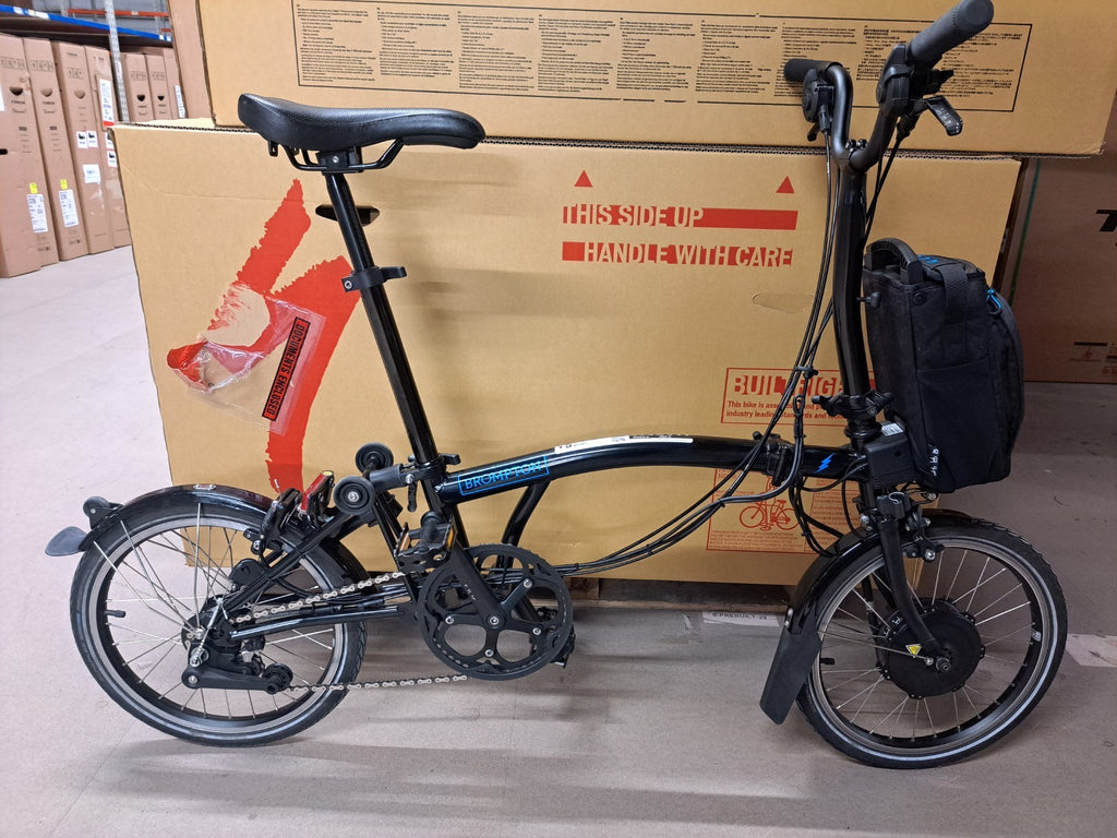 Brompton M6L Folding  Bike (Telescopic Seatpost) Gloss Black