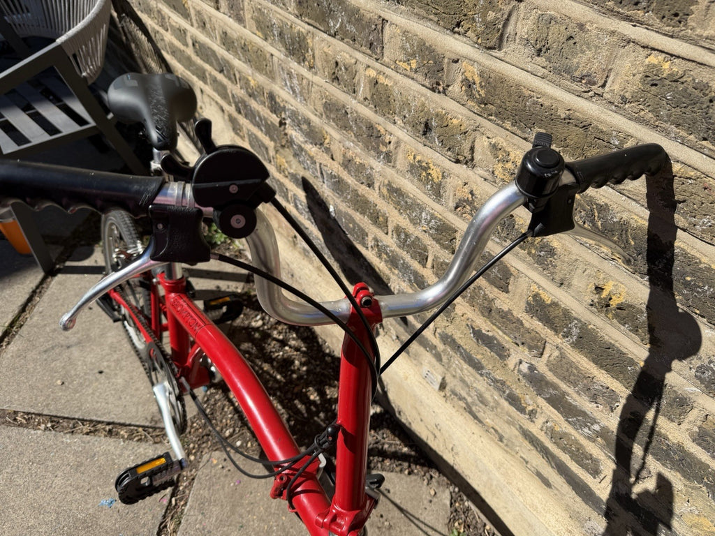 Brompton Folding Bike 3-Speed, Red- Old Model