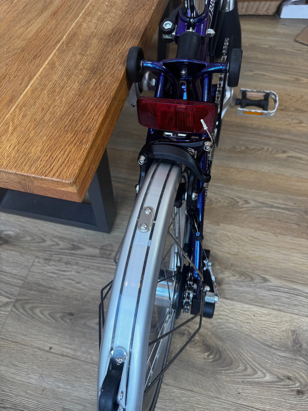 Brompton M6L Folding Bicycle - PURPLE METALLIC - 6 Speed - MINT