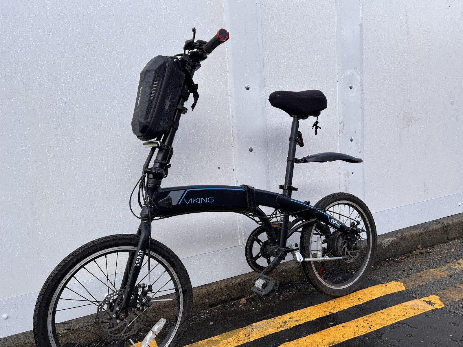 Viking Metropolis Unisex 20" Folding Bike 6-Speed Gears, Black