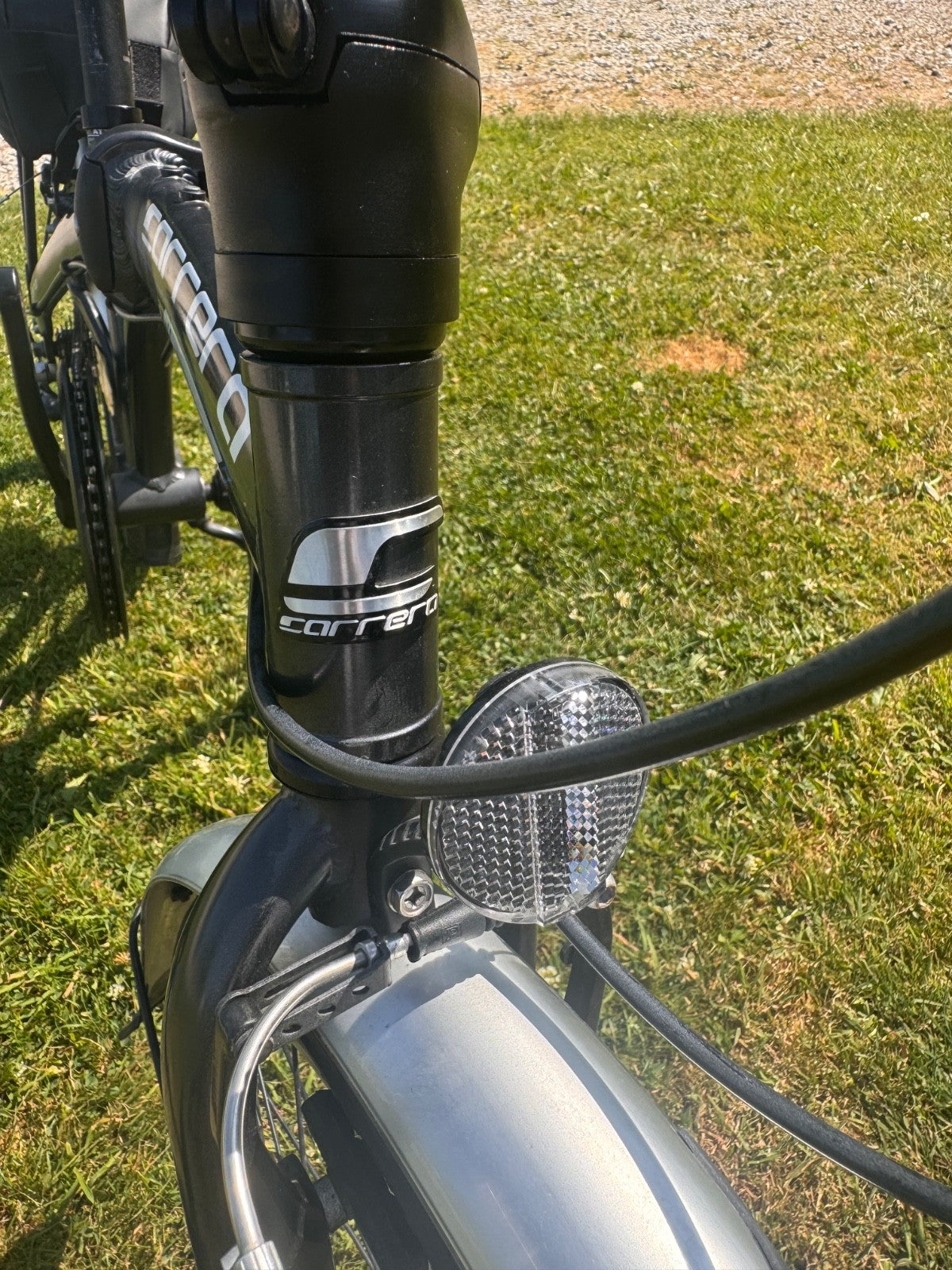 Carrera Intercity 1 Folding 20" Alloy Frame 7-Speed Bike Black