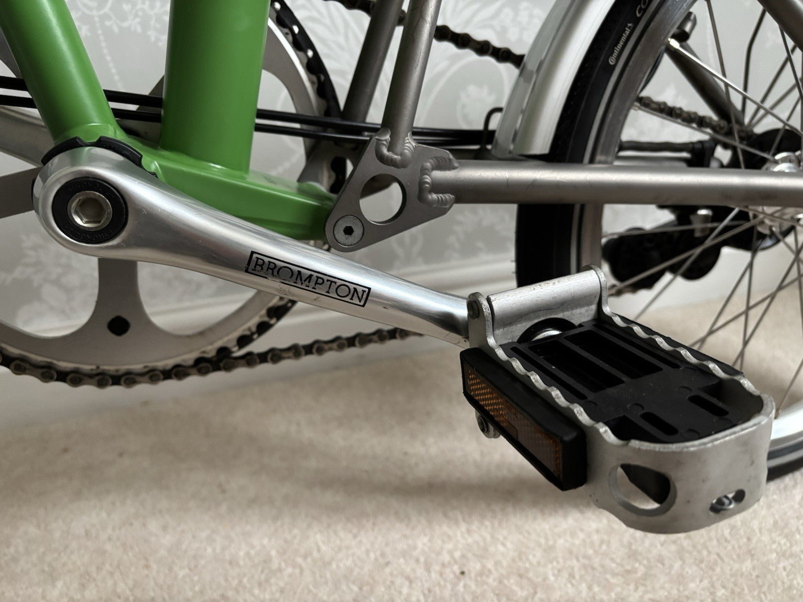 Brompton M2L-X Superlight Titanium Ti / P Line Folding Bicycle - Hardly Used
