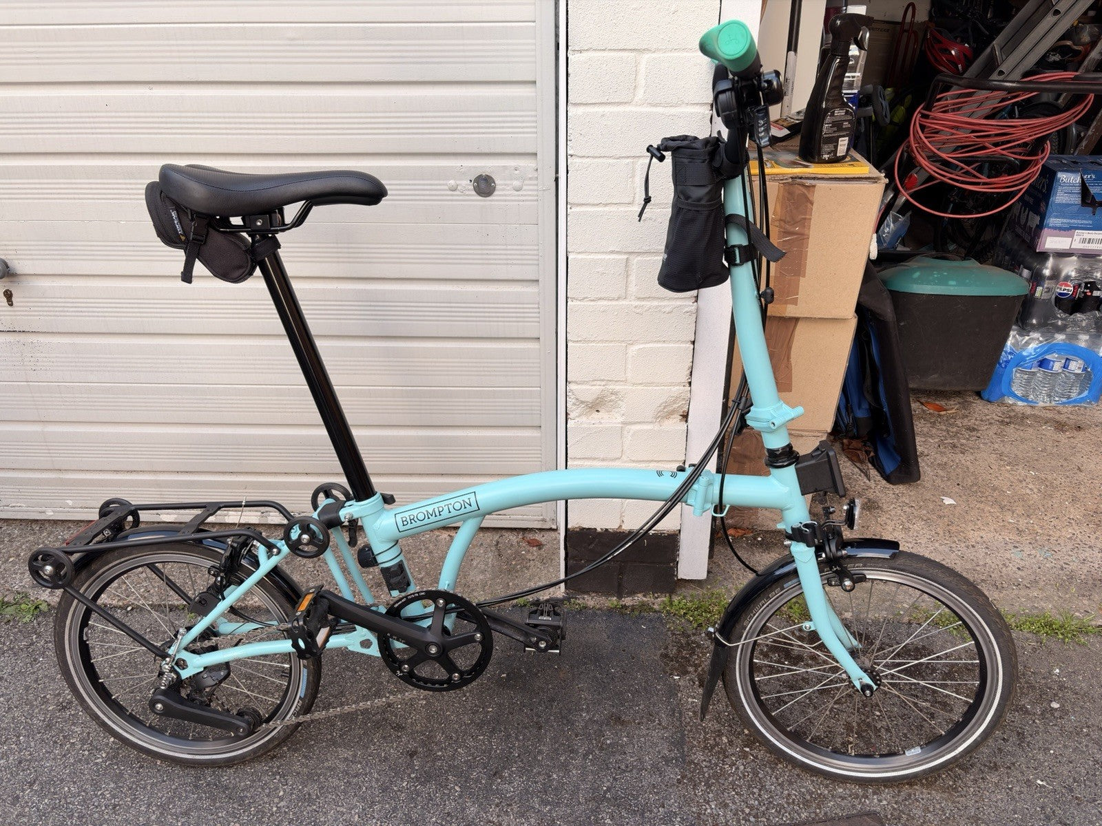 Brompton C Line 12 Speed Black Edition Folding Bike - Good Condition