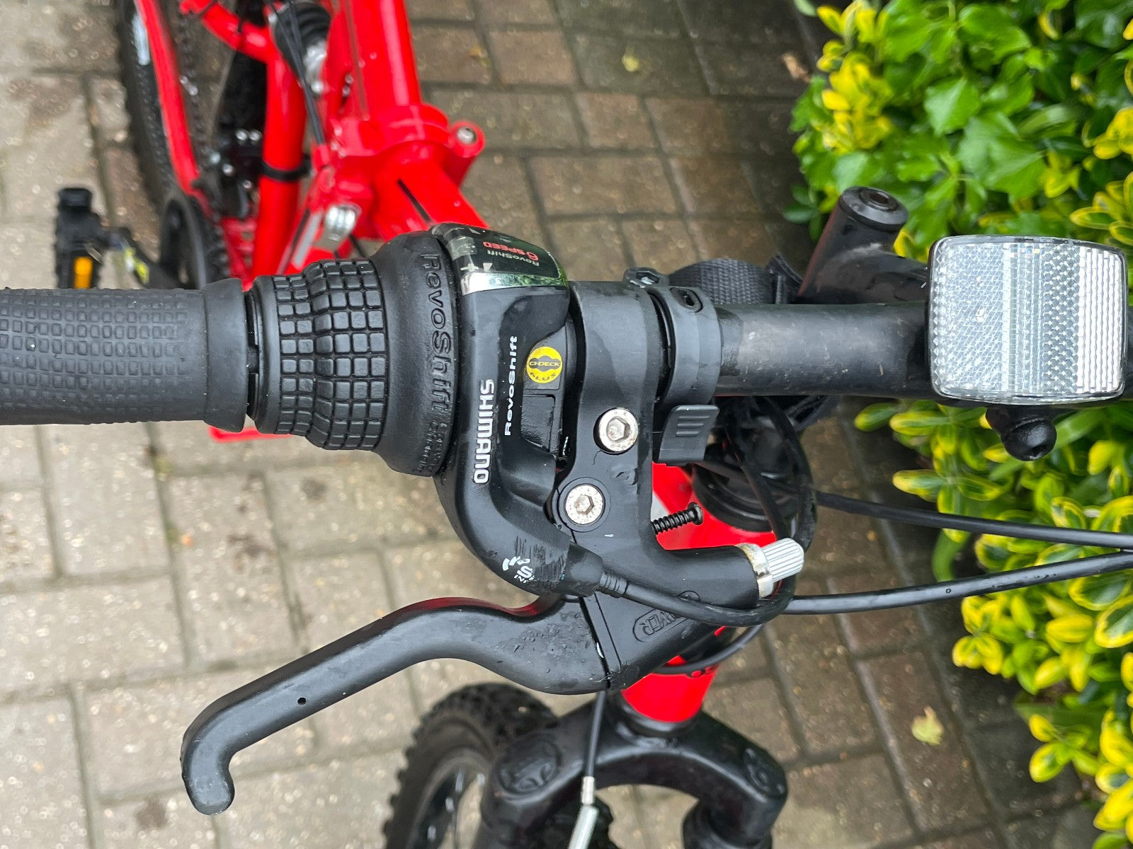 Cross CXF 300 foldable bicycle in red