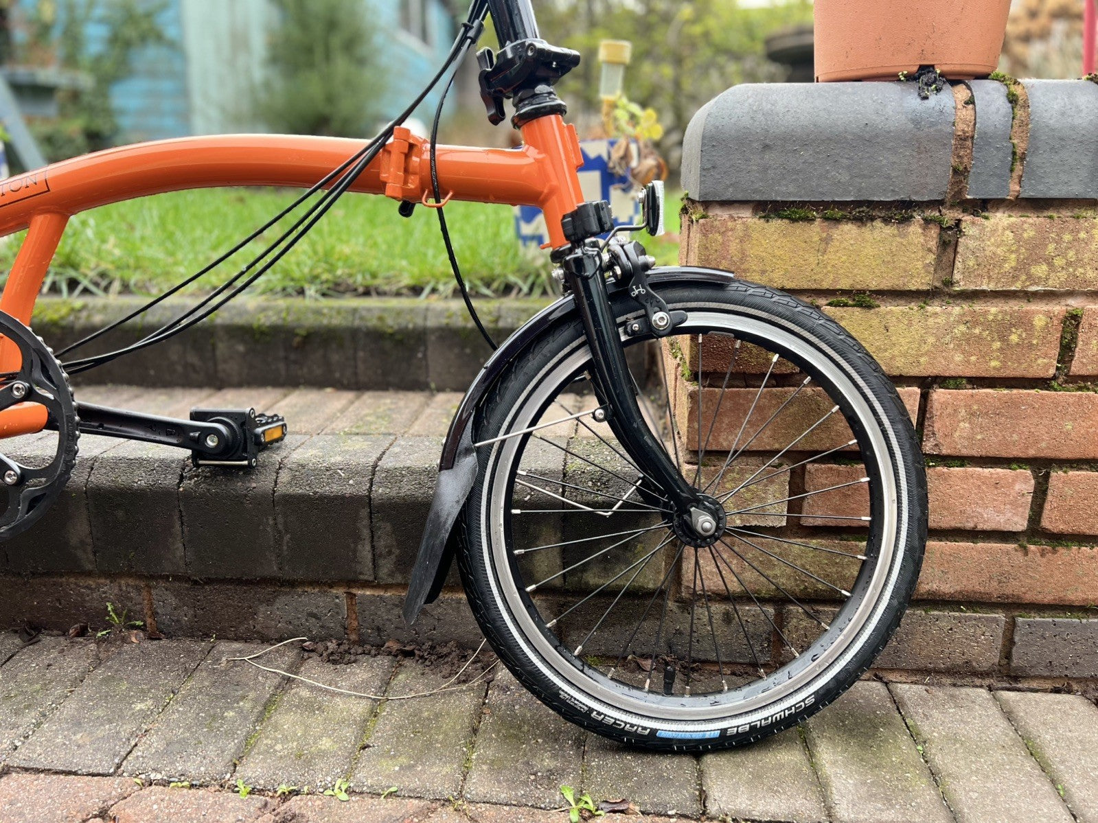 Brompton M6L Black Edition - Orange - Rare Ltd Edition colour and spec