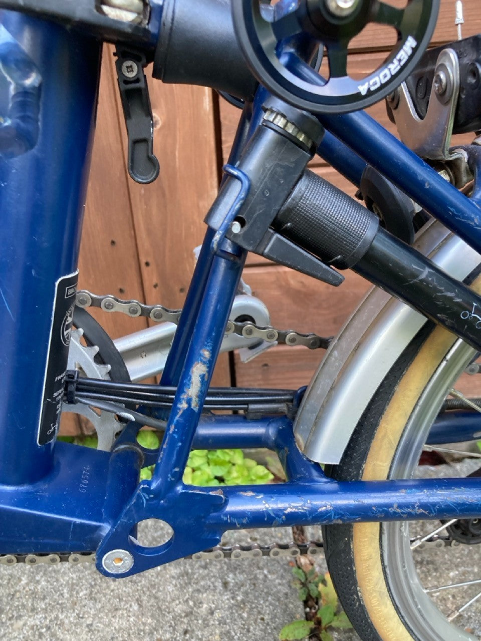 Brompton S6l 2019  - dynamo lights , mudguards & carrier block - 6 speed